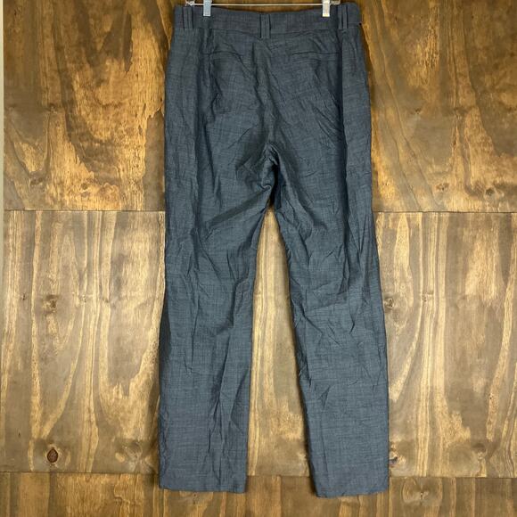 Banana Republic Womens Pants Gray Jackson Fit Wool Blend Lined Stretch 12 - Picture 10 of 12